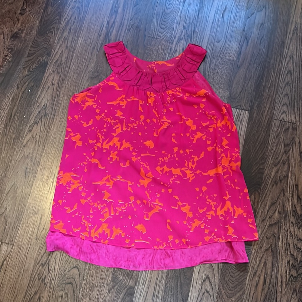 CAbi Origami Floral Blouse